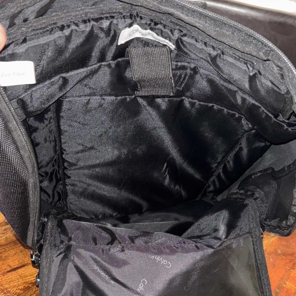 Calvin Klein Charcoal and Black Men's Backpack - Picture 14 of 15